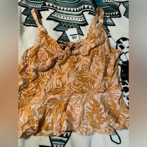 Jessica Simpson Palm Bliss top size xl